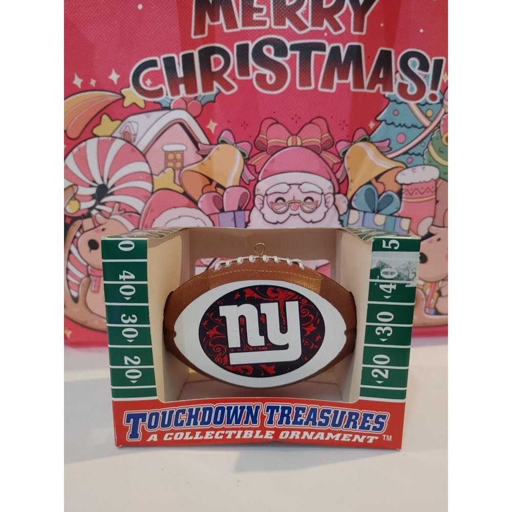 NFL New York Giants Football Replica Ornament
